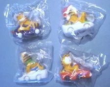 Carl's Jr. 1997 - Garfield - Complete Set of 4 MIP