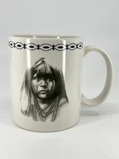 Running Horse Trading Co Native American Series MOHAVE GIRL Coffee Mug / UTAH