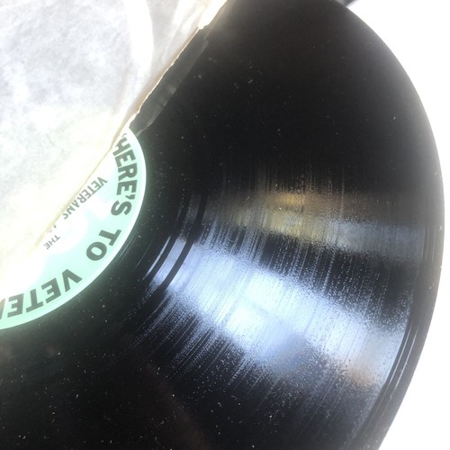 HERE'S TO VETERANS 12" Radio Transcription LOT (2) BENSON HAGGARD CRAWFORD LEE - Picture 6 of 6