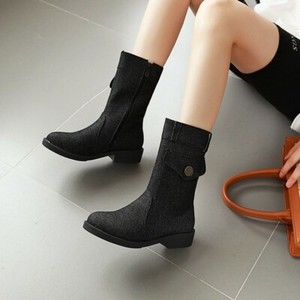 plus size flat boots