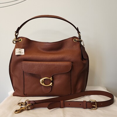 COACH Tabby Hobo in Polished Pebbled Leather - B4/ 1941 Saddle