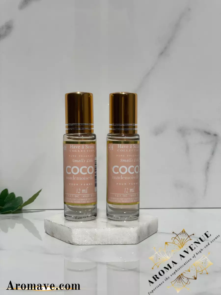 Oil Fragrance Oil Rollerball Perfume Coco Mademoiselle Travel Size Lot of 2