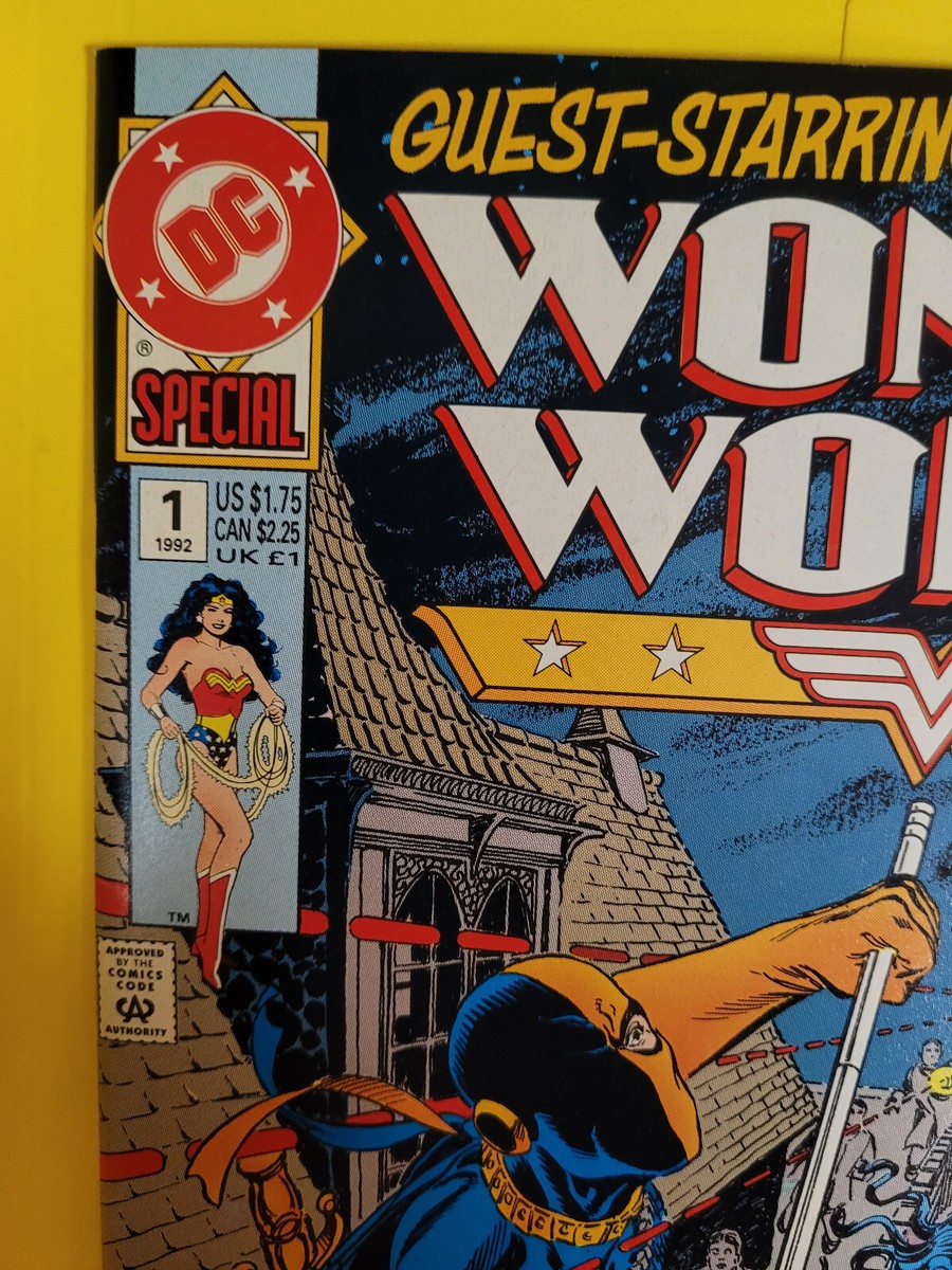 【 VIEW ON COLOUR 1st issue 1992 】 Vintage WONDER WOMAN 1992 DC Comic Book First Issue #1 Collectible
