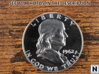 NobleSpirit GEM Proof Cameo Like 1962 Franklin Silver Half Dollar Nice Strike