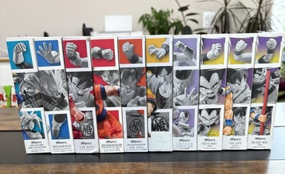 S.H.Figuarts Dragon Ball Z Boxed Figure Set Lot - Goku Vegeta Trunks Frieza
