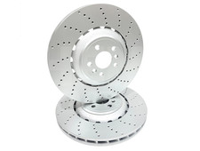 Rear Vented Brake Discs For Bmw M5 F90 M8 F91 Competition 380 mm X 28 mm 2017 -