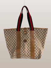 Borsa tote Gucci Plus originale GG Monogram Sherry Line Vintage Old Gucci bei...