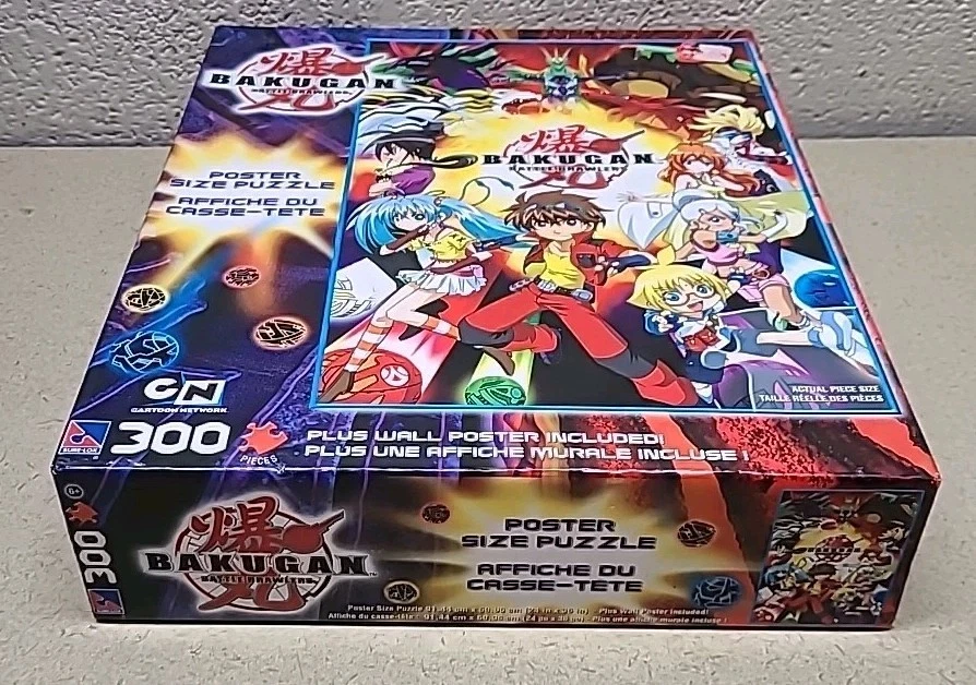 Rompecabezas tamaño póster Bakugan Brawlers Cartoon Network 300 piezas ¡Nuevo SELLADO! Foto 3 de 4
