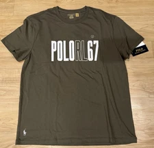 Polo Ralph Lauren Men’s Classic Fit Graphic RL 67 Pony T-Shirt Tee Olive NWT M 