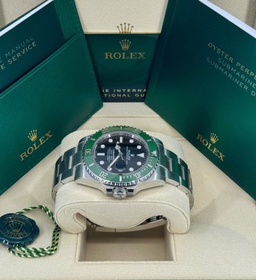 Unworn Rolex Submariner 41mm, Date, MKII, Kermit/Starbucks
