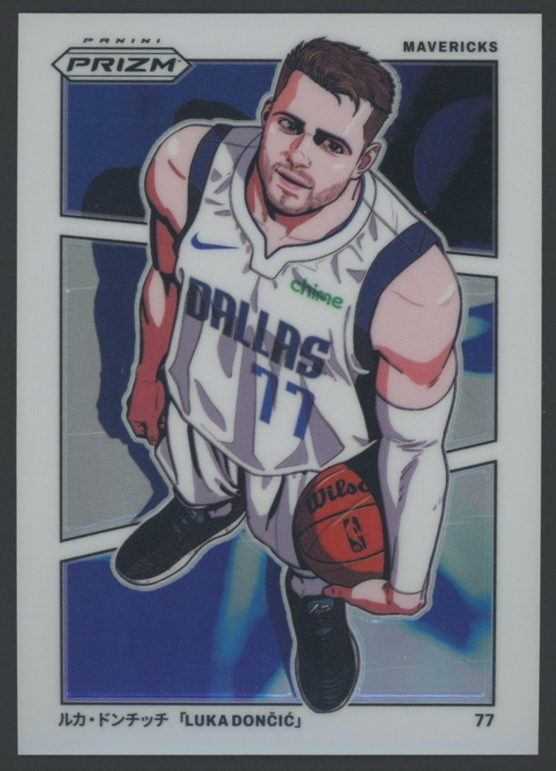2024-25 Panini Prizm Manga #19 Luka Doncic Dallas Mavericks SSP CASE HIT