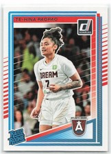 2025 Panini WNBA Donruss Rated Rookie Te-Hina Paopao #91 Atlanta Dream RC