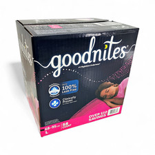 Goodnites Nighttime Leak Free Underwear For Girls Size L - 58 Count