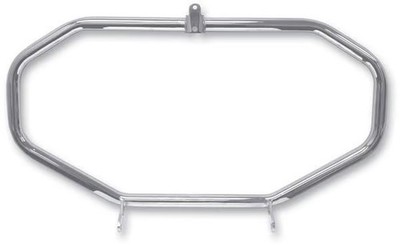 Baron Custom Accessories BA-7130-00B Black Powder Coated Engine Guards Chrome