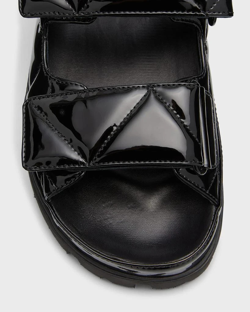 靴 Prada Patent Buckle Sandals Black 37 Prada Patent leather