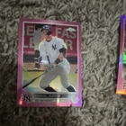 Topps Chrome Aaron Judge Pink Refractor #99 New York Yankees Baseball Card