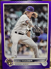 2022 Topps Meijer Exclusive Purple Parallel Josh Hader #487 (NM) Free Rtns