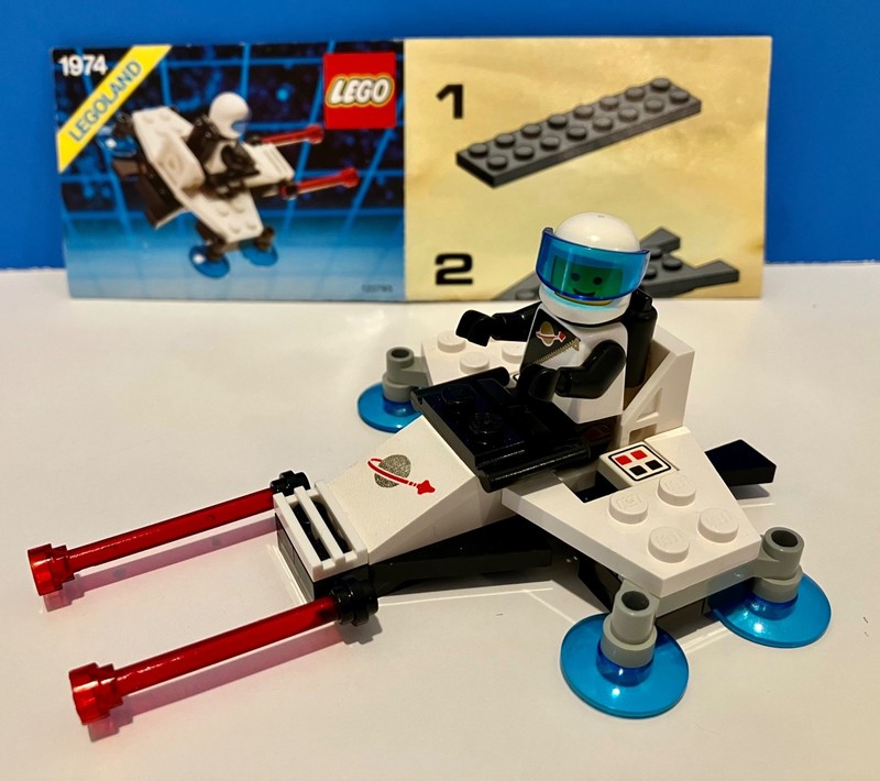 LEGO Space Star Quest #1974 4, Legoland COMPLETE w/ Instructions, Vintage 1989
