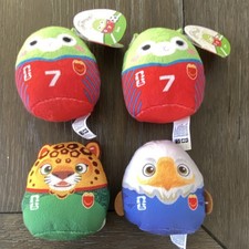 McDonald's Squishmallows Happy Meal Mini Plush Lot of 4. 2 with tags 2 w/o.