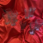 Vintage Coca-Cola Glasses 2.25oz, Mini Green Shot, Set Of 9 3-inch
