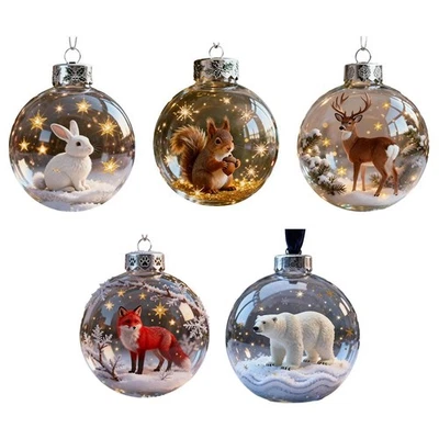 2026 Wildlife Wonders Collection Crystal Glass Ornament 2.75in Handcrafted Vivid