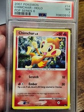 Chimchar POP Series 6 #14/17 Holo PSA 7 NM Pokemon 2007 on eBay
