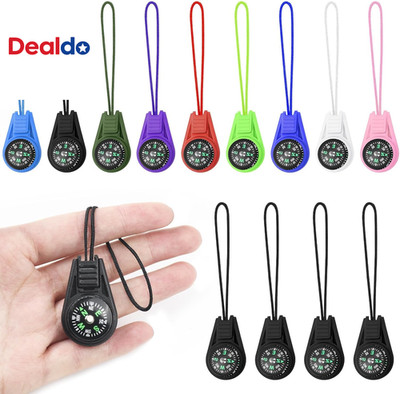 Mini Compass for Kids Keychain, Small Bulk Multi-Color Outdoor Camping Hiking Po