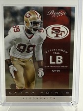 2012 Playoff Prestige Xtra Pts Black #170, ALDON SMITH /10, San Francisco 49ers