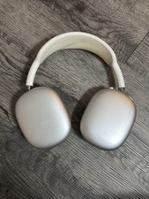 AirPod Max Silver Bluetooth Wireless Headphones with Case Used