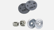 Bench Grinder Grinding Wheels 60 & 36 Grit - 6" 150mm x 16mm Free Flanges, Nuts