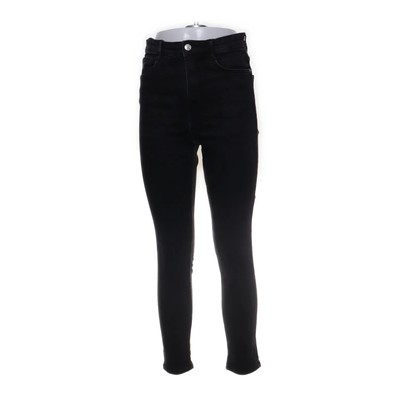 Zara, Jeans, Größe: 40, Schwarz, Einfarbig, Denim, Damen -jIy