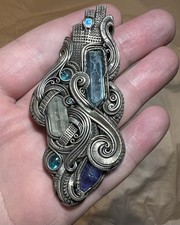 Silver Wire Wrapped Pendant
