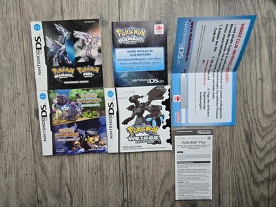 Pokemon Nintendo DS Anleitungen + Vip Karte