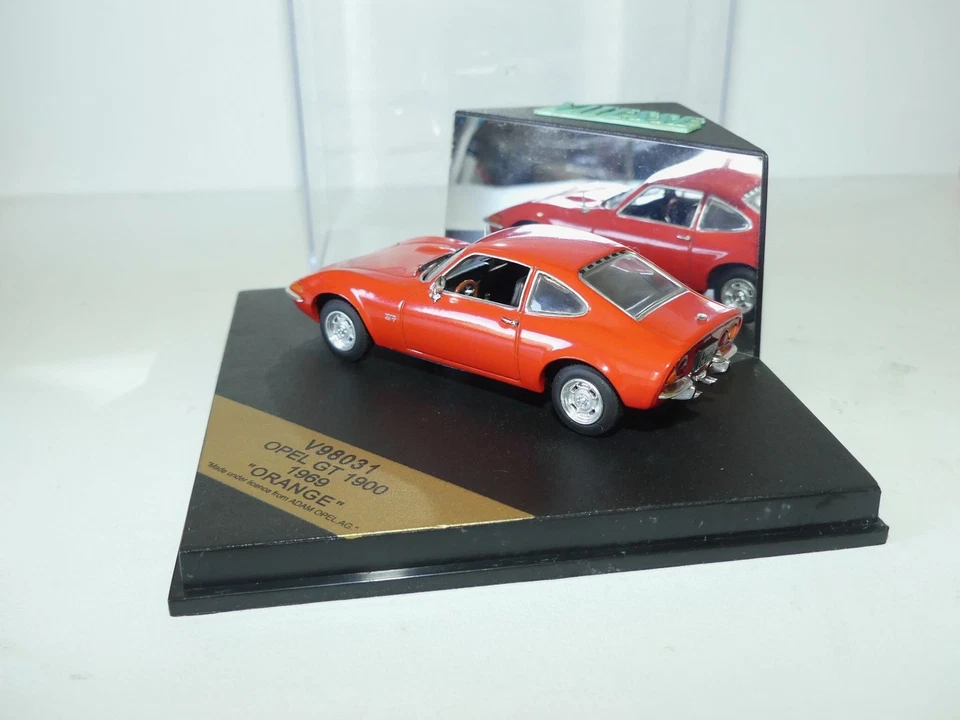 OPEL GT 1900 1969 Orange VITESSE V98031 1:43 - Photo 2/2