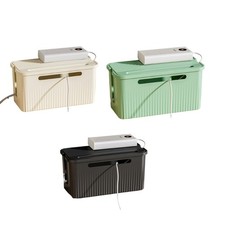 Cable Organizers Box With Lid For Power Strips And Charging Cords Storage