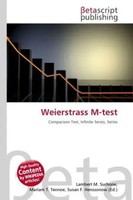 Lambert M. Surhone (U. A.) | Weierstrass M-Test | Taschenbuch | Englisch (2026)