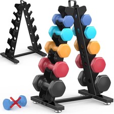 6-Tier|5-Tier|4-Tier|2-Tier Dumbbell Rack Stand Only, Weight Rack for Home Gym S