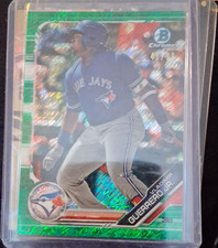 Bowman 2019 Chrome Vladimir Guerrero Jr. #BCP-1 Green Mojo Refractor /99