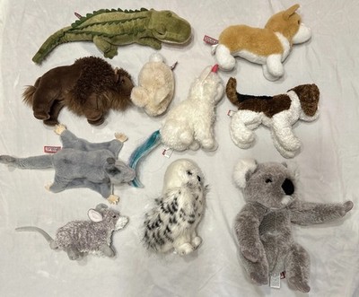 Douglas Cuddle Plush Stuffed animal Lot Of 10 Gently Used Tag Variations