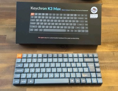 Keychron K3 Max RGB-LED Gateron Brown Low-Profile Brown QWERTZ-De