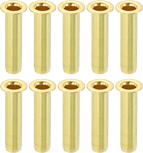 10Pcs Fit for 3mm(1/8") Tube ID Brass Compression Fitting, Insert Tube Support C