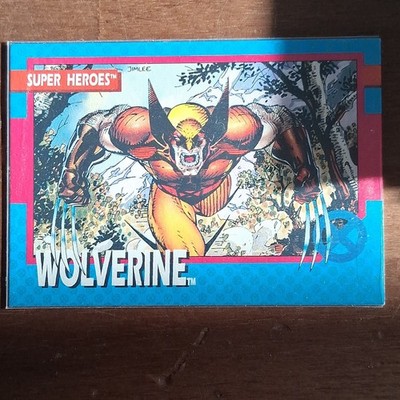 Marvel X-Men Wolverine #2 1992 Trading Card Impel Super Heroes Jim Lee Vintage