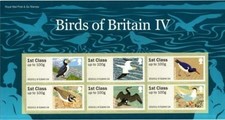 (#1355) GB 2011 Post & Go Birds 4th Issue PACK MNH