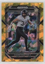 2023 Panini Prizm Draft Picks Gold Ice Prizm Andre Carter II #192 0i76