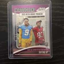 ROOKIE TRE HARRIS Chargers & TEZ JOHNSON Buccaneers 2025 Absolute INTRODUCTIONS