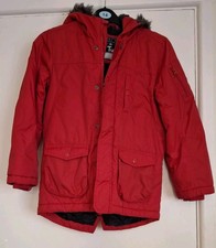 TU Girls Winter Coat Size Age 7 to 8 Years Good Used Condition