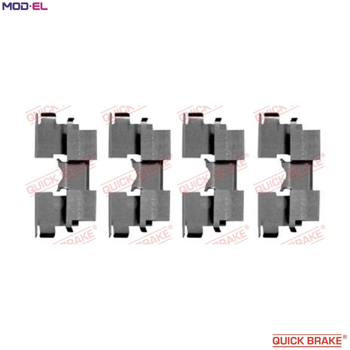 ACCESSORY KIT DISC BRAKE PAD 109-1662 FOR SUZUKI M13A 1.3L M15A 1.5L 4cyl