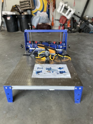 20x24 Screen printing press, Foot switch vacuum table, Micro registration