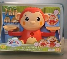 Spark Create Imagine Math, Counting  Balance Monkey Play Set Batteries Included