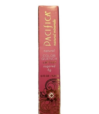 Pacifica Color Quench Lip Tint Sugared Fig Coconut Oil Vegan Lip Balm NEW